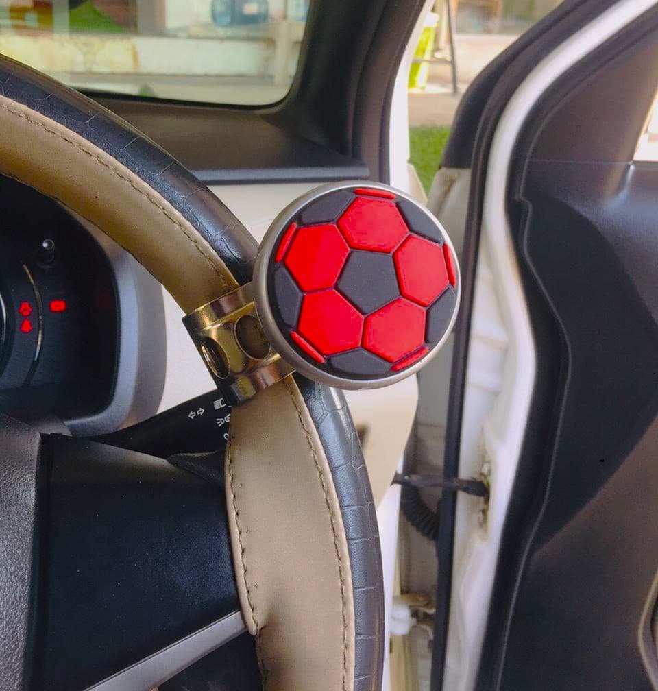 Football Shape Steering Knob For Car Steering - 2