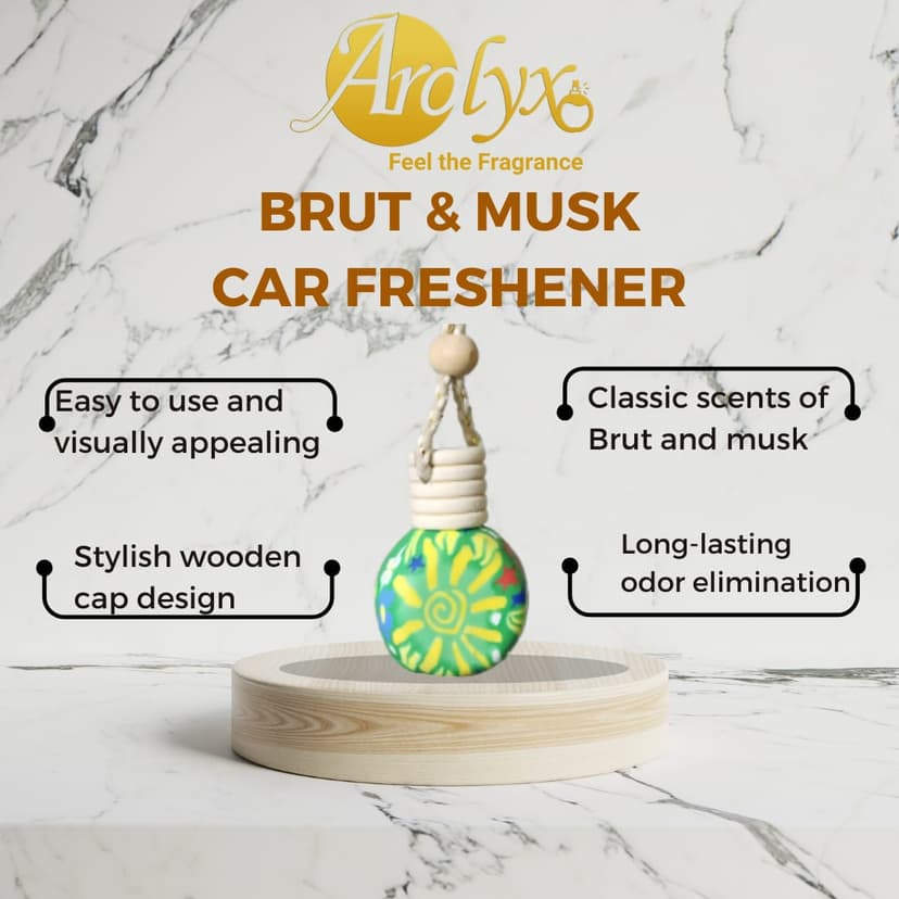 Hanging Car Perfume (Brute and Musk)