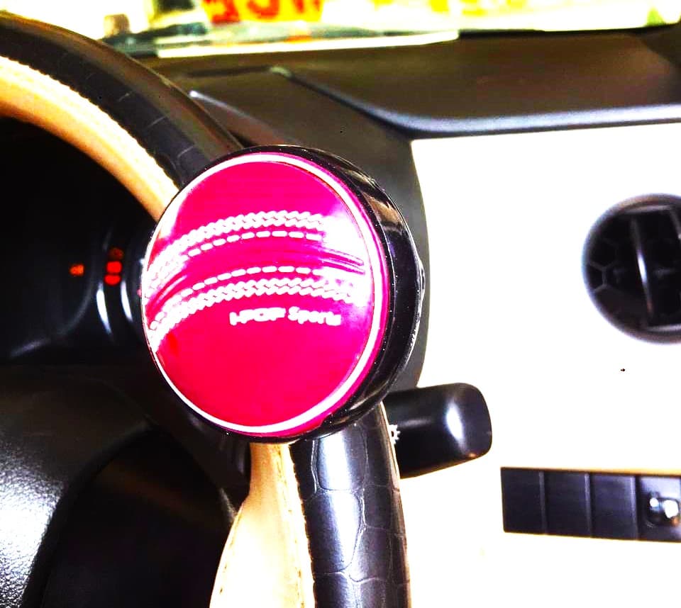 Cicket ball shape Steering knob - 1