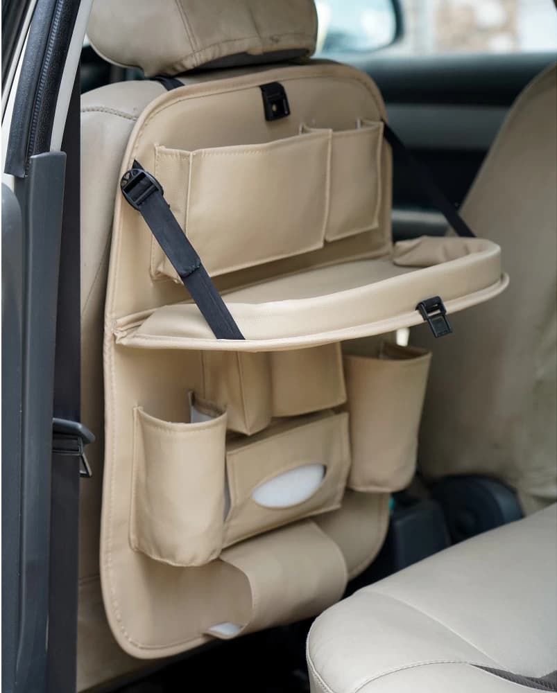 Car Back Seat Organiser (PU Leather) - 3
