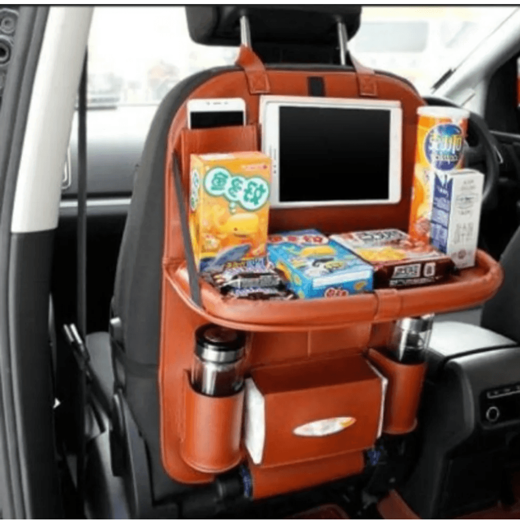 Car Back Seat Organiser (PU Leather) - 1