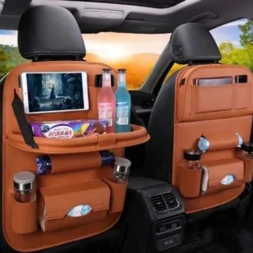 Car Back Seat Organiser (PU Leather) - 2