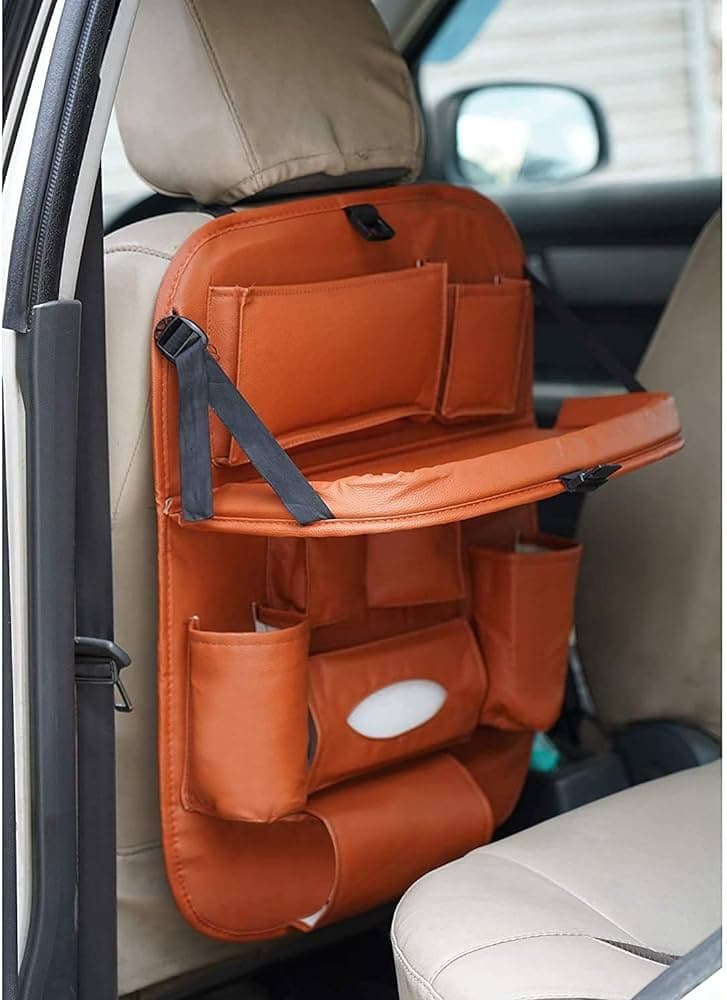Car Back Seat Organiser (PU Leather) - 3
