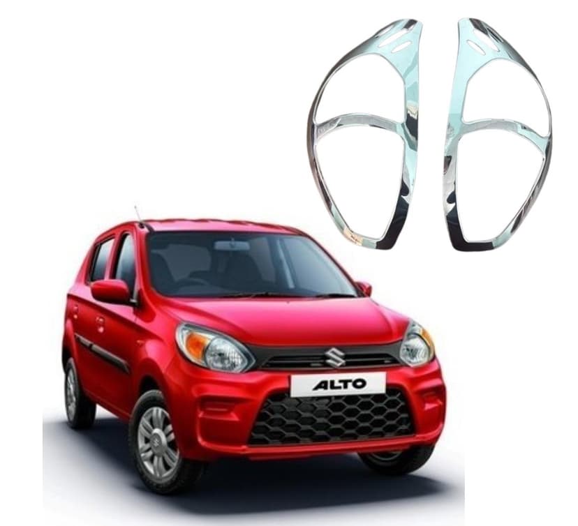 Maruti Suzuki Alto 800 2016 tot Till Date Headlight Cover with Premium Chrome Finish