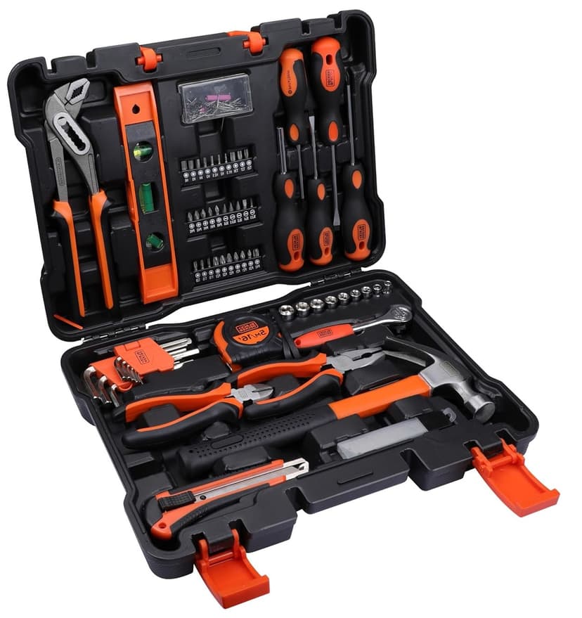 Black+Decker 154-Piece Complete Hand Tool Kit for Home, Workshop & Automotive Use