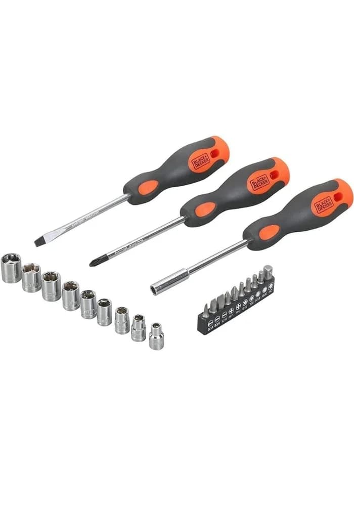 Black & Decker BMT126C | Compact 126 PC Essential Tool Kit for Quick DIY Fixes & Emergency Home Maintenance - 2