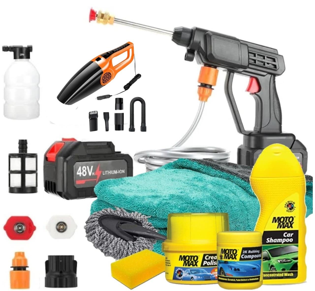Mega Smart Car Wash And Carcare Combo - 1