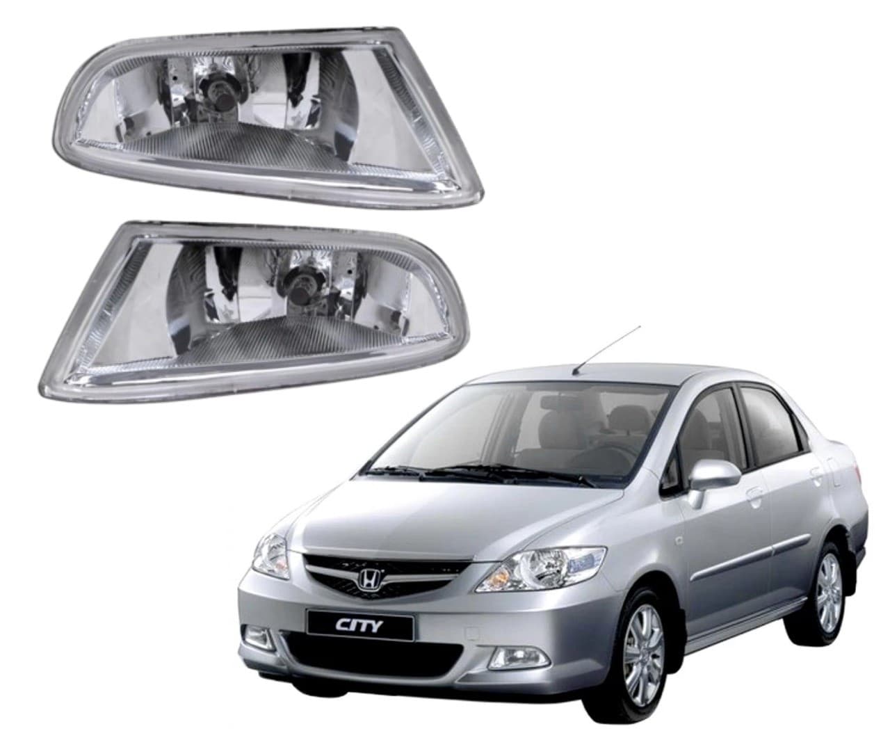 Honda City Second generation ( 2003 TO 2008) OEM Type Car Fog Light - 1