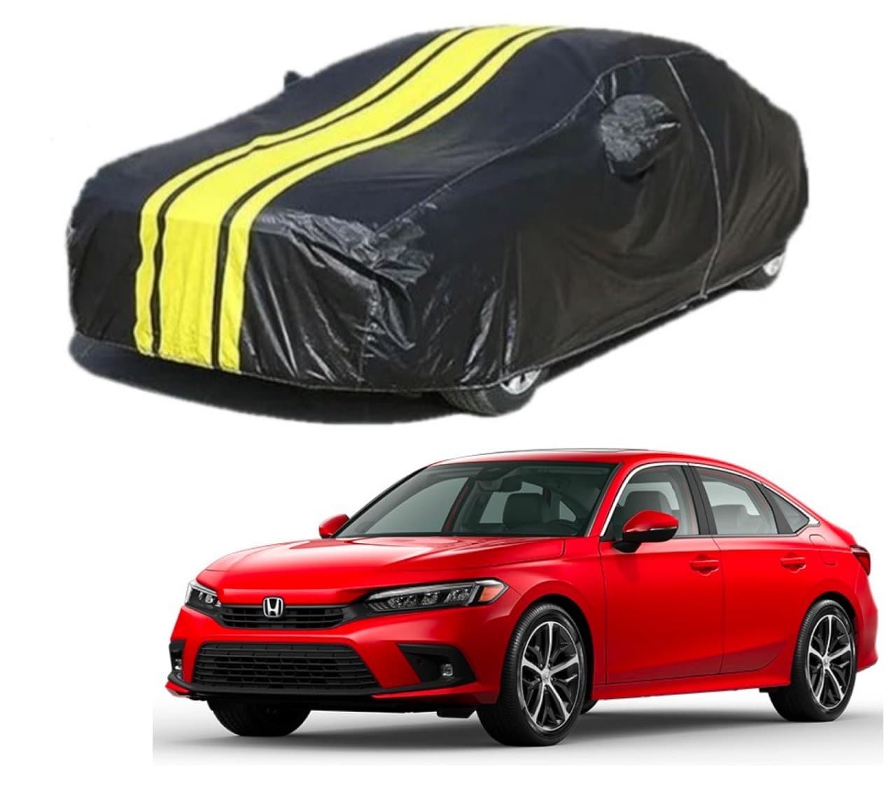 Honda Civic All Season Fully Waterproof Car Cover (Premium) - 1 Honda Civic All Season Fully Waterproof Car Cover (Premium) - 1