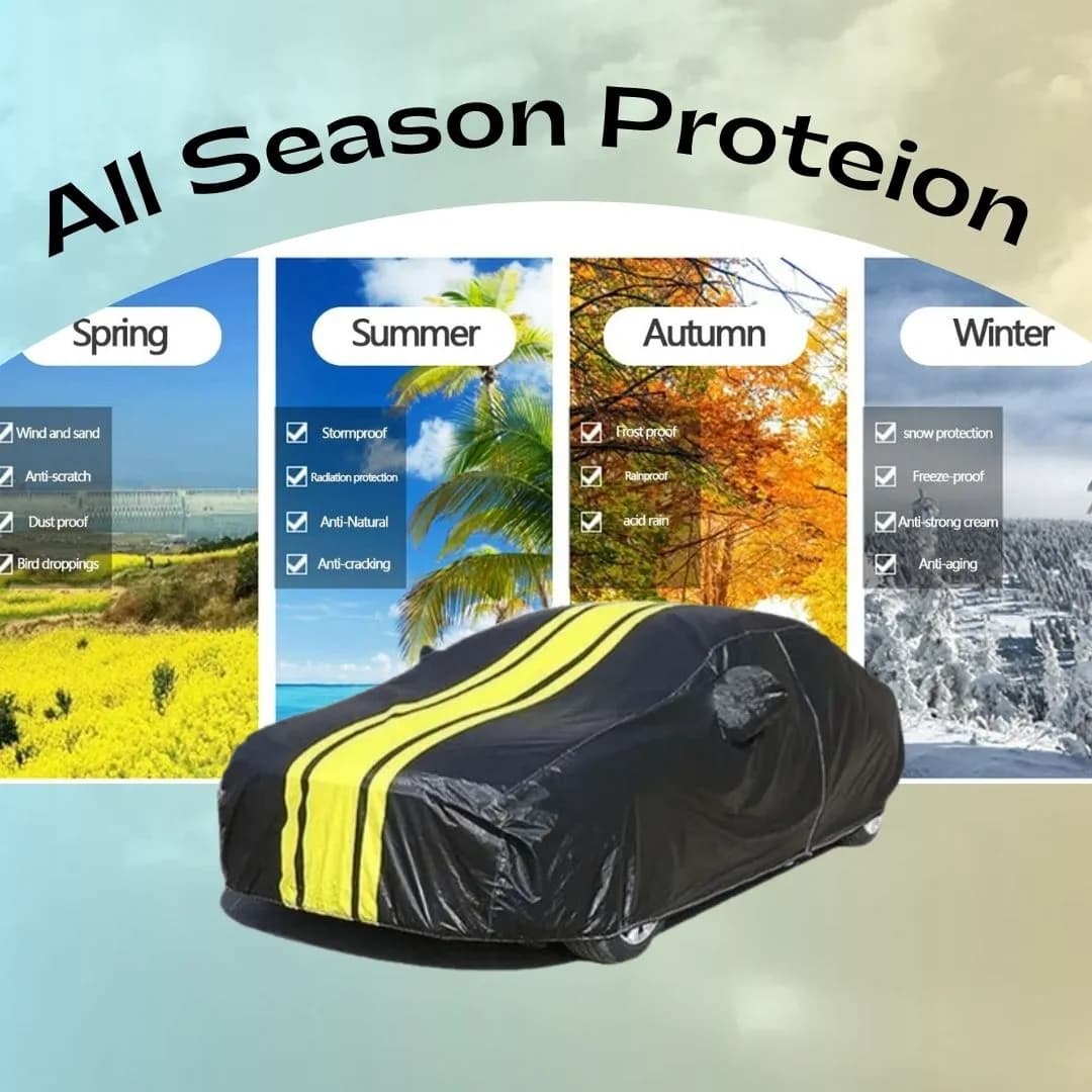 Hyundai Elentra 2017-2019 All Season Fully Waterproof Car Cover (Premium) - 2