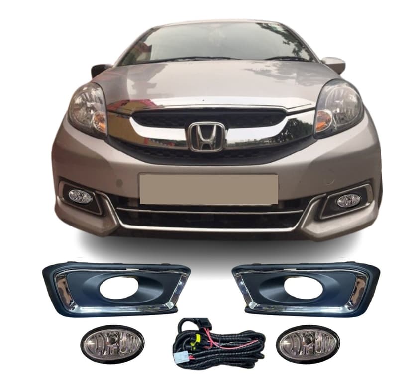 Honda Mobilio OEM Fitment Fog Lamp Kit with Chrome Bezel & Wiring