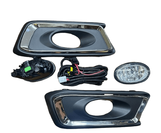 Honda Mobilio OEM Fitment Fog Lamp Kit with Chrome Bezel & Wiring - 2