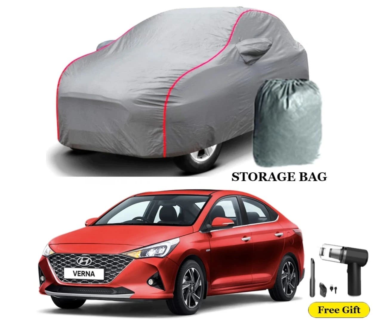 Hyundai Verna Fludic 2020-2022 All Season Car Cover (Waterproof) - 1 Hyundai Verna Fludic 2020-2022 All Season Car Cover (Waterproof) - 1