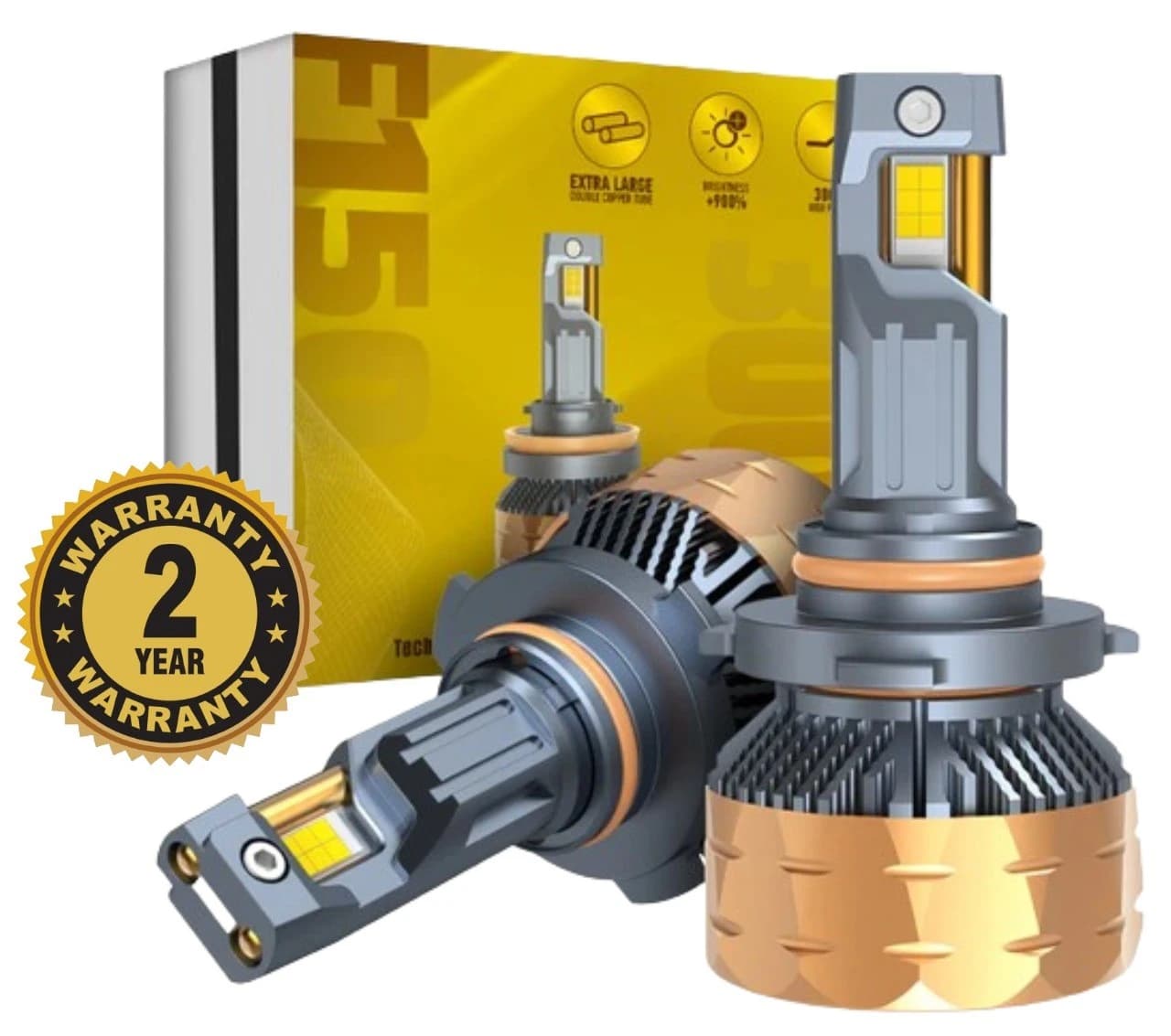 Xenplus F150 H4 Led Head Light Bulb (300W)  - 1