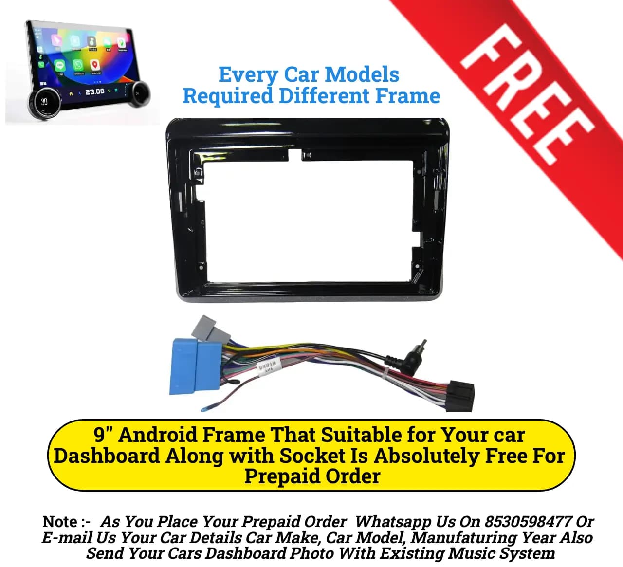 DIAMOND 2k Pro 11.8 Inch Car Android 4GB + 64GB (Car Android System) - 4