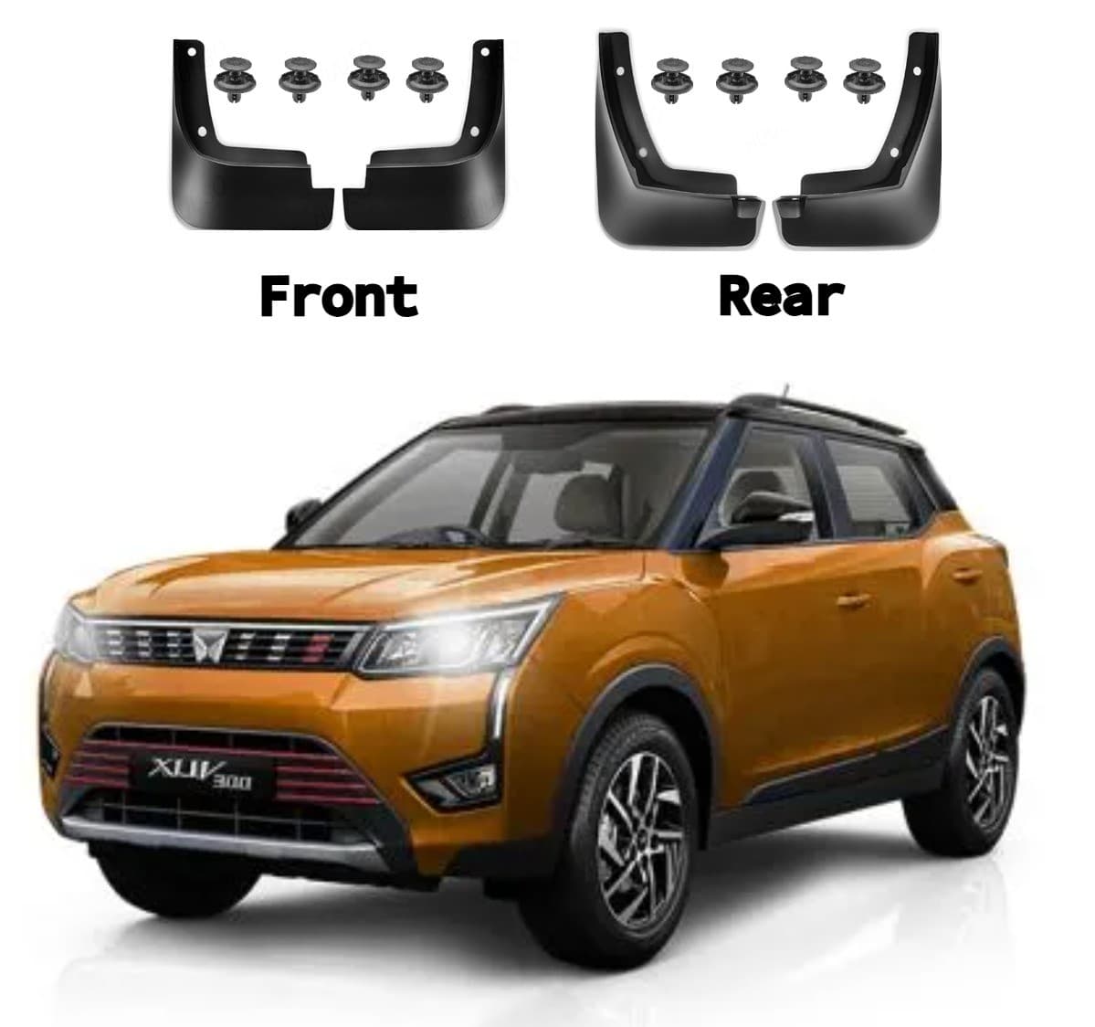 Mahindra Xuv 300 Mud Flap Oe Type Fitment ( Set Of 4) - 1
