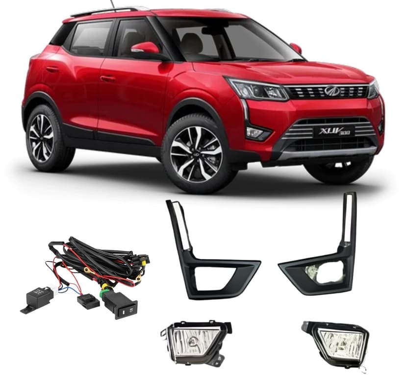 Mahindra XUV300 OEM Style Fog Lights with LED DRL