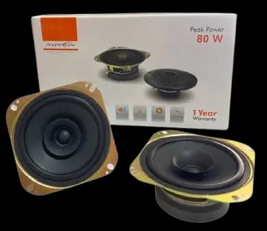 Nippon NFC1401 4 Inch Car Speaker, 80W Peak Power - 1