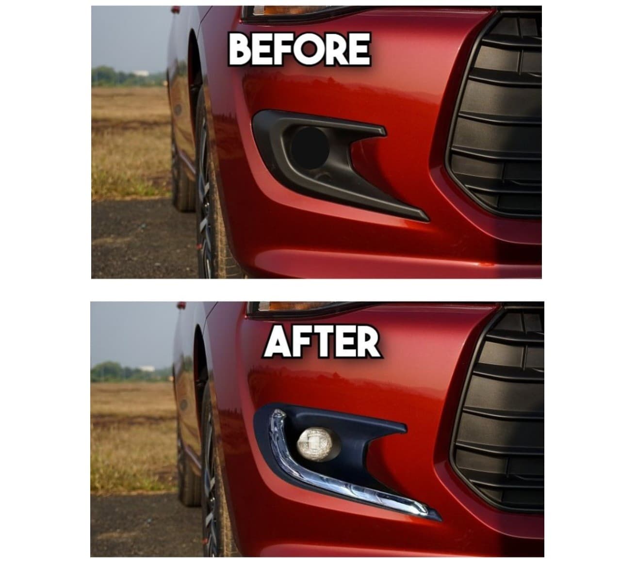 Szuki Dzire 2024 Fog Lamp With Chrome Bezel - 3