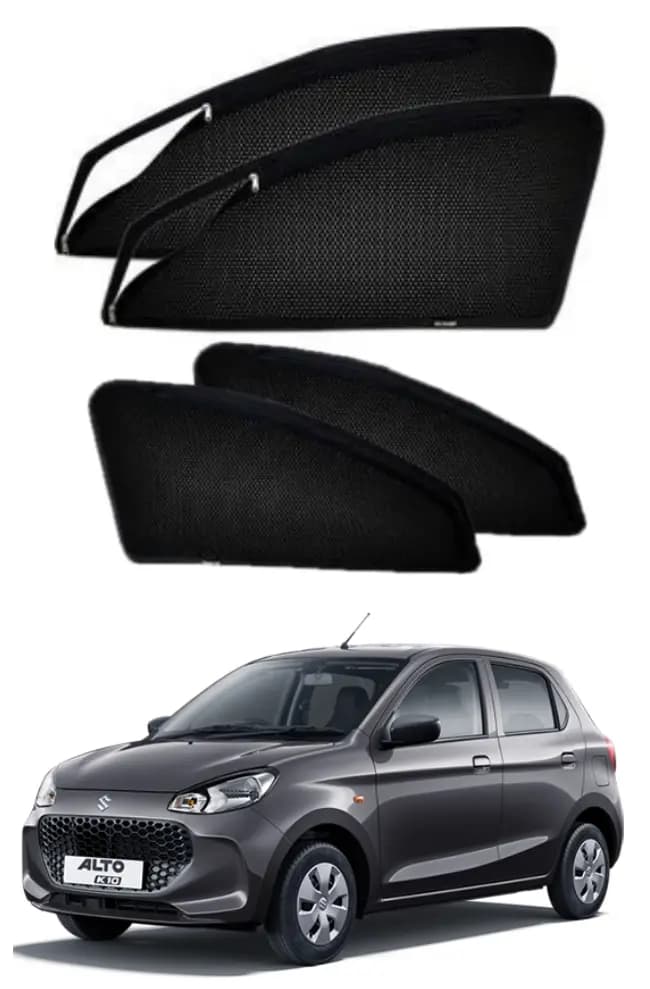 Suzuki New Alto K10 Car Window Sunshade (Magnetic)