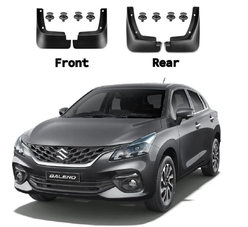 Szuki Nexa Baleno 2022 to 2025 Mud Flap With OEM Fitment (Set Of 4) 