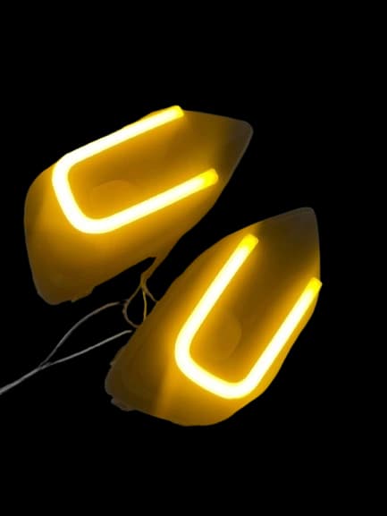 Fog Light DRL (Daytime Running Lights) With Indicator For Suzuki Swift 2024 Facelift - 3