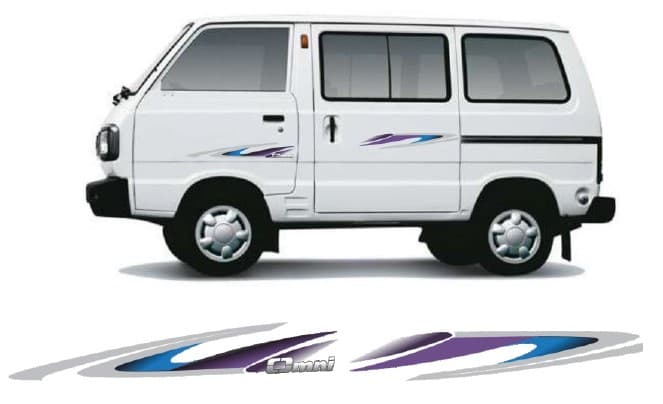 Maruti Omni Car Body Graphic Sticker – OEM Style Blue Vinyl Full Body Styling Decal - 1 Maruti Omni Car Body Graphic Sticker – OEM Style Blue Vinyl Full Body Styling Decal - 1