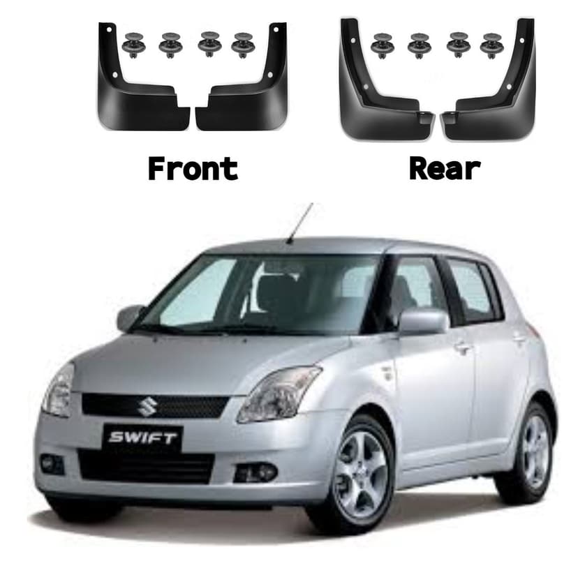 Suzuki Old Swift 2007–2011 Mud Flaps OE-Type Fitment (Set of 4)