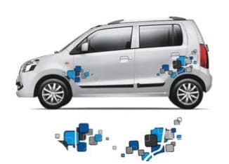 Wagon R 2012 Car Body Graphics Stickers for Left & Right Side – Durable Vinyl Styling Decals