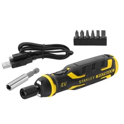 Stanley Fmht66719-0 Power-assisted Cordless Screwdriver With Dual Torque Control & Usb Charging