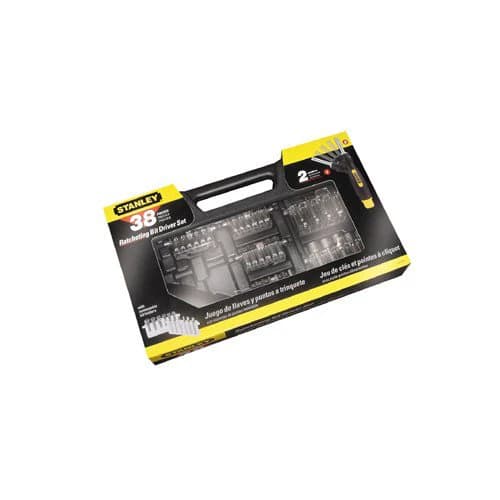 Stanley 0-63-038 | 39-Piece Ratcheting Pistol Grip Screwdriver Set  With Rotation Control Switch - 2