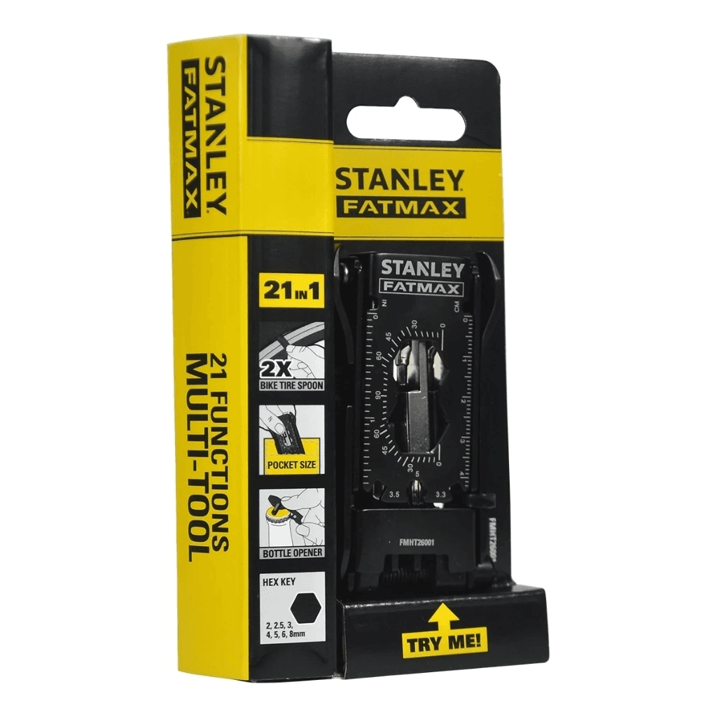 Stanley FMHT26001 21-Function Stainless Steel Multi-Tool (Compact Bike & Emergency Repair Tool for Outdoor, Travel & DIY Use) - 3
