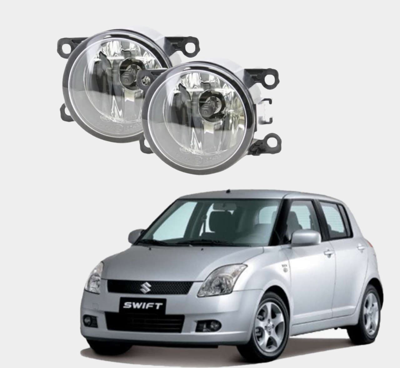 Suzuki Old Swift 2007-2012 Fog Light with Aluminium Body - 1