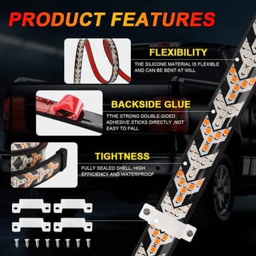 1.8 MTR LED Tailgate Strip Light Bar - 2