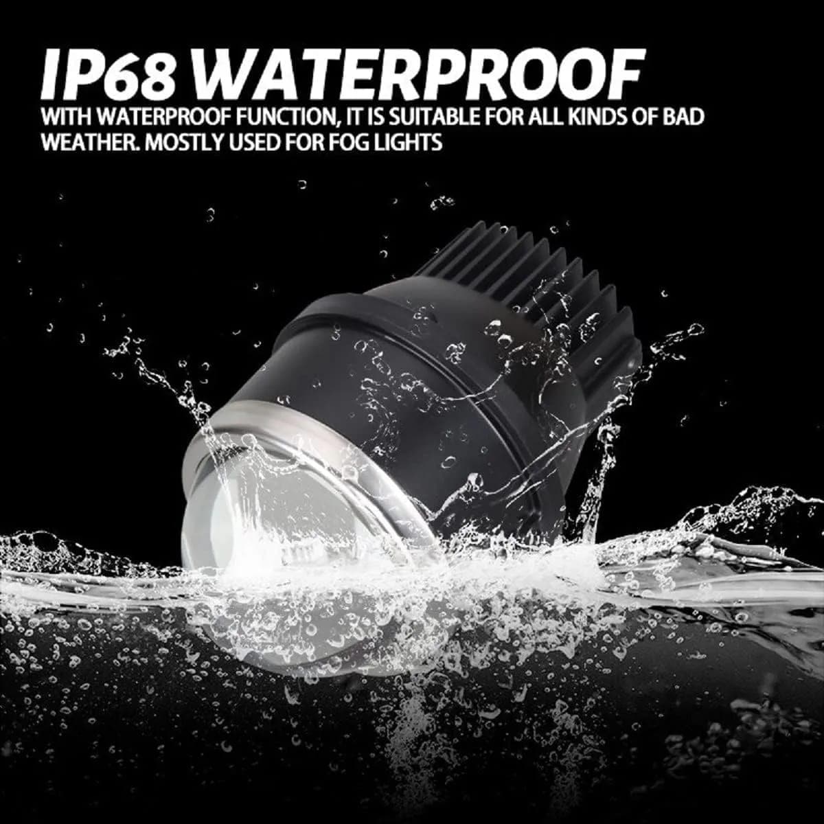 150W 3-Inch LED Projector Fog Light - 2