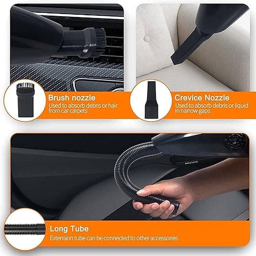 Car Vacuum Cleaner (Wet & Dry) - 4