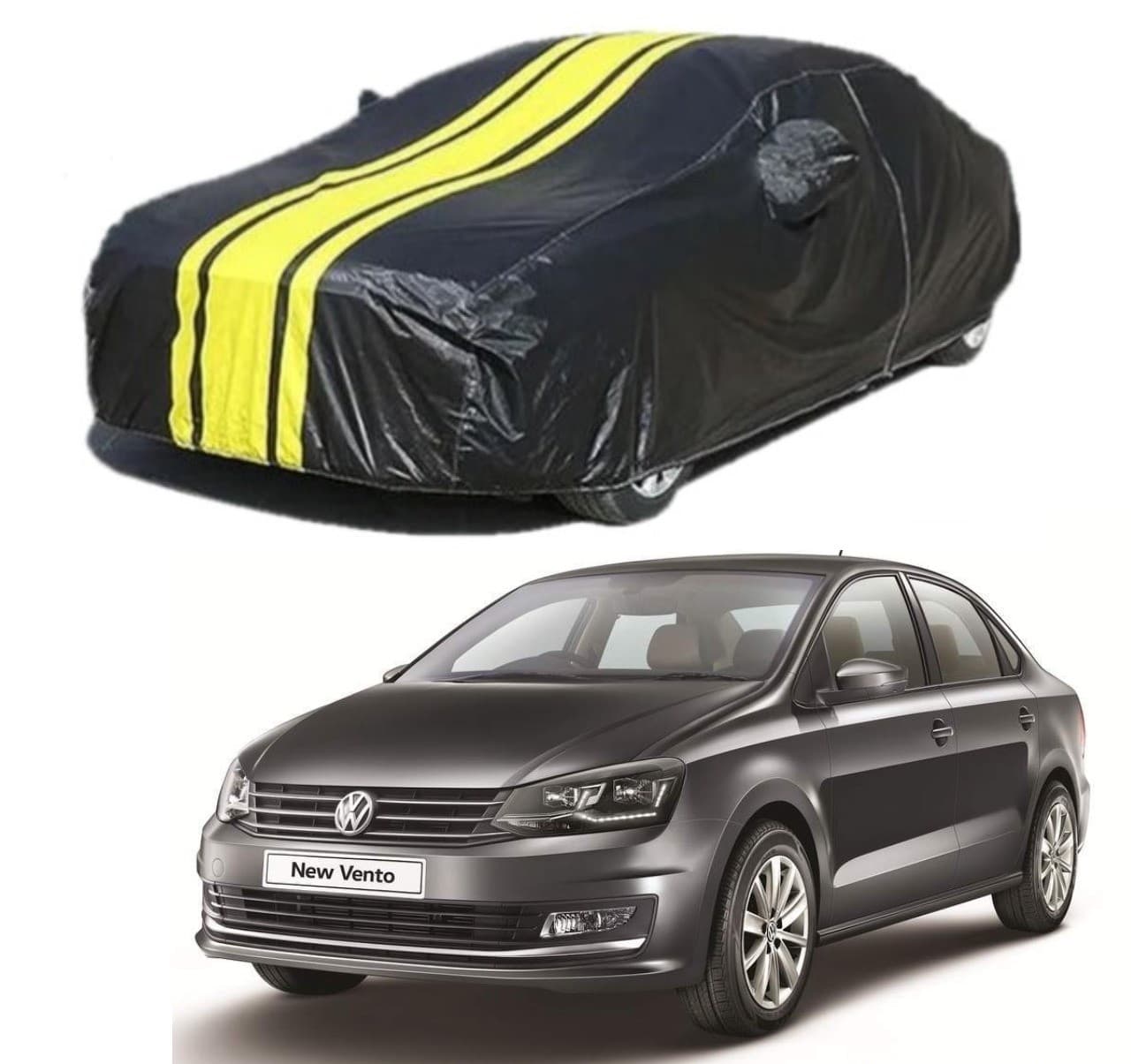 Volkswagen Vento All Season Fully Waterproof Car Cover (Premium) - 1 Volkswagen Vento All Season Fully Waterproof Car Cover (Premium) - 1