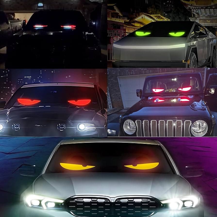 XL Size LED Devil Eyes Light for Cars and Trucks - 2