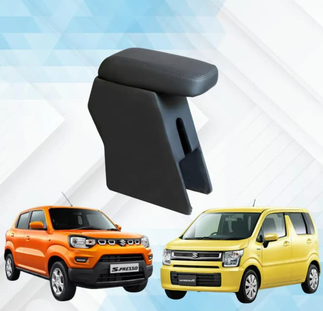 Pabla Armrest With Storage Compartment And Ultimate Comfort For Maruti Wagon-r 2018 To 2026 All Models And Maruti S-presso 2019 To 2026 All Models - 1