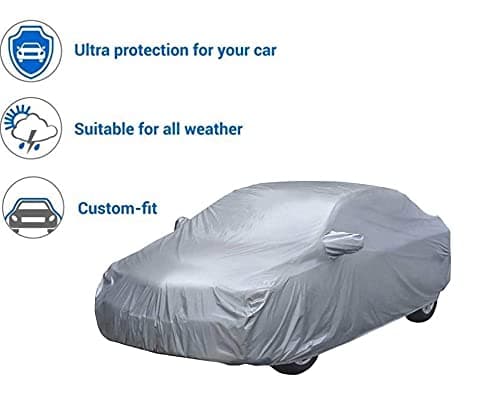 Premium Custom Fit Car Cover For New Maruti Suzuki Swift | 100% Waterproof & Scratch Proof Outdoor Cover - 3