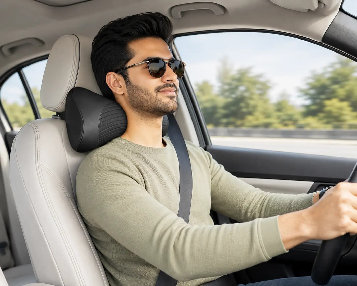 Memory Foam Car Neck Pillow - 4