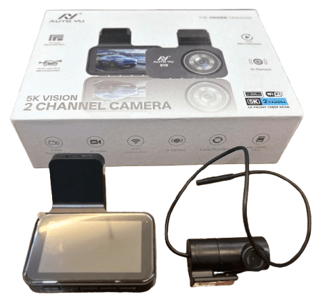 5k Dual Dash Camera For All Cars | 2-channel Front & Rear Vehicle Recorder With G-sensor - 2