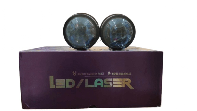 3-inch Tricolour Led Projector Fog Lamps | 3000k, 4300k & 6000k Weather-proof Hyper-bright Lenses(pack Of 2) - 2