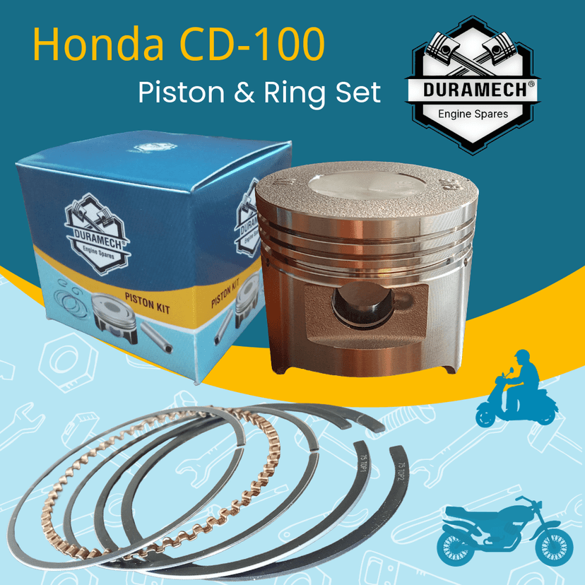 Duramech Piston Assembly For Hero Honda Cd-100