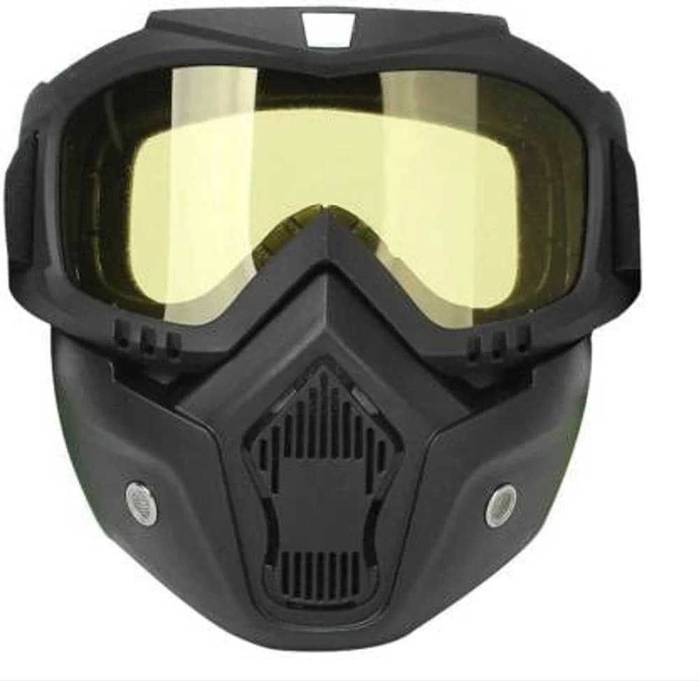 Bike Riding Goggles with Detachable Visor – Anti-Scratch, UV Protection & Windproof Face Shield - 1 Bike Riding Goggles with Detachable Visor – Anti-Scratch, UV Protection & Windproof Face Shield - 1