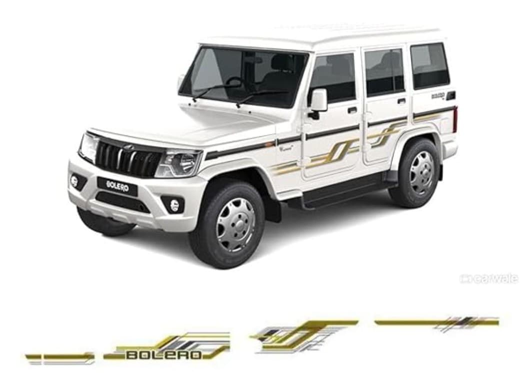 Mahindra Bolero Full Body Sticker OEM Type Vinyl Graphics Decal – Durable Car Exterior Styling for 2020 Model - 1 Mahindra Bolero Full Body Sticker OEM Type Vinyl Graphics Decal – Durable Car Exterior Styling for 2020 Model - 1