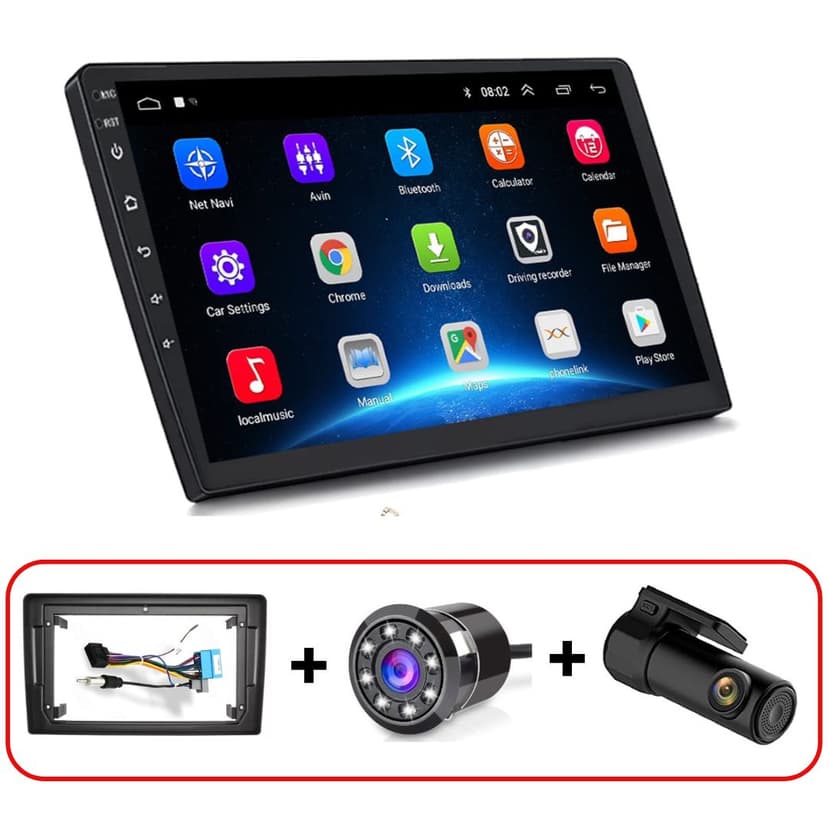 9-Inch Android for Car Infotainment with 2GB RAM, 32GB Storage