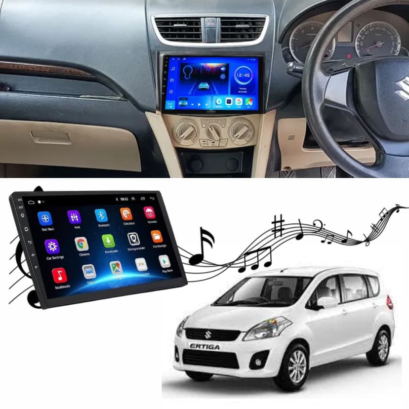 Suzuki Old Ertiga 2012 9 Inch Android Car System with 2GB RAM And 32GB ROM Storage
