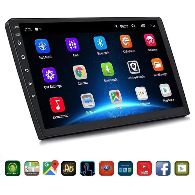 9-Inch Android Car Music System 2GB RAM, 32GB Storage