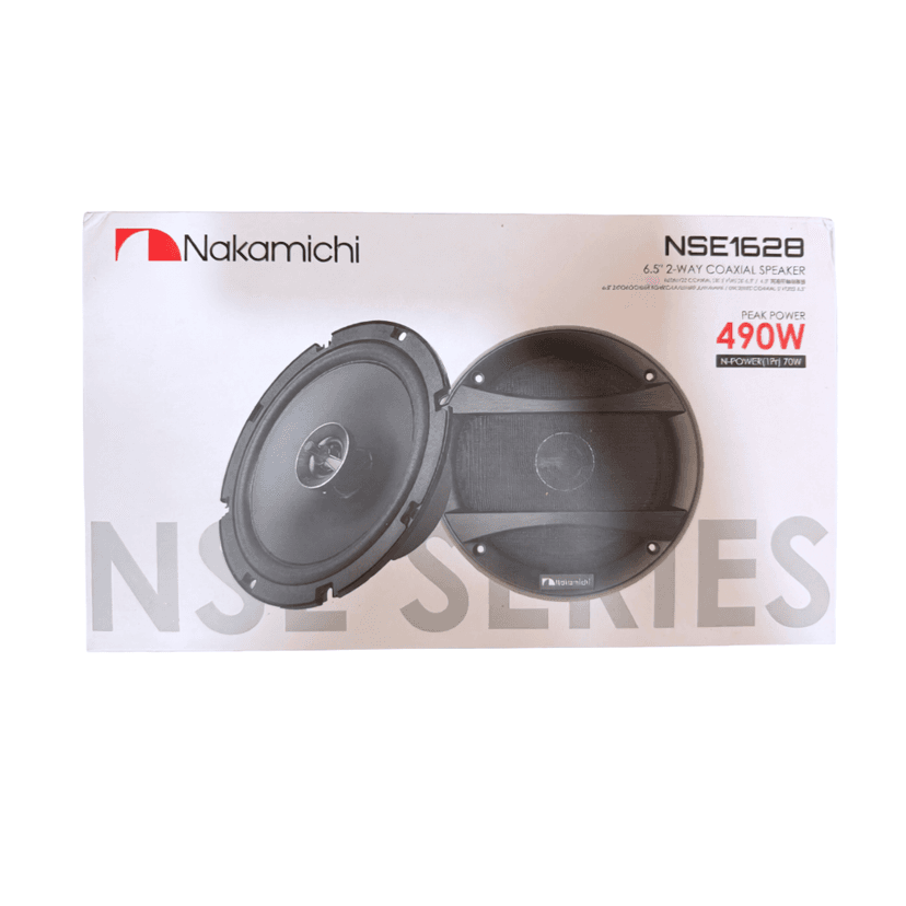 Nakamichi 6.5” (16.6cm) 2-way Coaxial Speakers Nse1628
